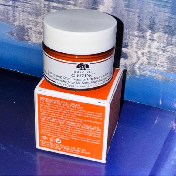 NIB NWT Origins Ginzing Refreshing Eye Cream to Brighten & Depuff for Eyes - Picture 5 of 8